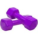 Гантелі для фітнесу Newt Vinyl NE-VIN-1-V 2 шт. по 1 кг фіолетові