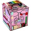 Развивающая игрушка Temple Group Бизикуб 30х30х30 см розовый (TG145644630)