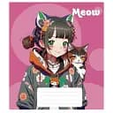 Зошит загальний Школярик Kawaii 048-3302L-4  у лінію 48 аркушів