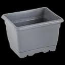 Горшок для цветов Serinova балконный Villa, 2.75 л, антрацитовый (V600-Antrasit)