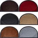 Килимок гумовий вхідний напівкруглий 80х50 см X2-163