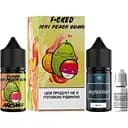 Набор компонентов для самозамеса солевой жидкости для вейпа Fucked Lab V2 Salt 30 мл 0-50 мг Lichi Peach Guava Личи Персик Гуава (15489)