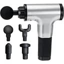 Масажер XPRO Relax Gun 280 з активною вібраційною головкою з 4 насадками та 6 режимами для спорту та фітнесу