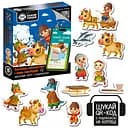 Гра развивающая магнитный театр с аудиосказкой Лисичка-сестричка и волк-панибрат, Vladi Toys, VT3206-36