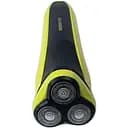 Чоловіча електробритва Rozia HT-9536 акумуляторна роторна електробритва для чоловіків чорно-жовтий 5 Вт