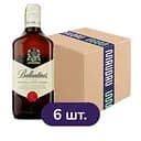 Упаковка віскі Ballantines Finest Blended Scotch Whisky 40% 3 л (0.5 л х 6 шт.)