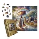 Деревянный пазл Ковчег Ноя, А4, Деревянная коробка 100 элементов