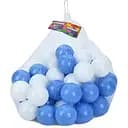 Набор шаров для сухого бассейна MR 1411 в сетке 50 шт. голубой и белый