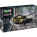Збірна модель Revell Танк Абрамс M1A1 AIM(SA)/ M1A2 масштаб 1:72, 126 деталей (RVL-03346)