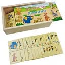 Деревянная игрушка Домино в пенале MD 2482 Джунгли