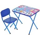 Дитячий столик Bambi M 5971-4 складний укр. абетка зі стільчиком