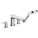 Смеситель на край ванны Hansgrohe Talis E на 4 отверстия хром (скрытая часть 13244180 отдельно) (71748000)