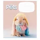 Тетрадь ученическая Школярик Cute pets 012-3253C-2 в косую линию 12 листов