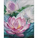 Алмазна мозаїка Ideyka Світло на ставку ©annasteshka AMO7282 40х50 см