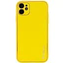 Чохол Epik шкіряний Xshield для Apple iPhone 12 6.1 Жовтий/Yellow