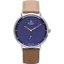 Мужские водонепроницаемые наручные часы Royal London 41470-02 кварцевые с кожаным ремешком