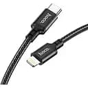 Кабель Hoco X14 Double speed PD charging data cable Lightning L-2 м Чорний