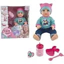 Пупс интерактивный, YL2208R, 25 см, с аксессуарами, пьет из бутылки, ходит на горшок