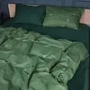 Комплект постельного белья MisSon Сатин 22-1392 Dandelion Magic 200х220 см изумрудный (2200010564228)