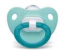 Пустышка силиконовая NUK Fashion, ортодонтическая, 0-6 мес, нежный голубой (3952353)