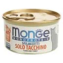 Вологий корм Monge Cаt Monoprotein м'ясні пластівці індичка 80 г (70007153)