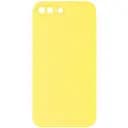 Чохол Epik Silicone Case Square Full Camera Protective AA No Logo для Apple iPhone 7 plus/8 plus 5.5 Жовтий/Yellow