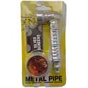 Гриндер для измельчения табака + трубка №YD-486 Silver (10843)