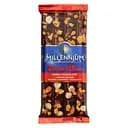 Шоколад чорний Millennium Fruits&Nuts з мигдалем, цілими лісовими горіхами, апельсиновими цукатами та родзинками 90 г