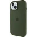Чехол Epik Silicone Case Full Protective AA with MagSafe для Apple iPhone 15, 6.1 Зеленый/Cyprus Green