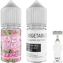 Набір компонентів для самозамішування сольової рідини Crazy Juice Pink Lemonade 30 мл 0-50 мг Цедра Малина Апельсин (11993)