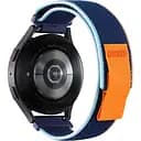 Ремінець для Samsung Gear S3 Classic - синьо-жовтогарячий Watchbands NormalCloth ширина кріплення 22мм нейлоновий (W21-7WB23211721)