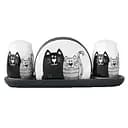 Набір для спецій SnT Мурчики 4 шт. (6912-19)