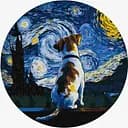 Картина за номерами Ideyka Задумливе цуценя 26x26 см (KHO-R1157)