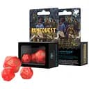 Набор кубиков RuneQuest Red & gold Expansion Dice , 3 шт. (SRQE53)