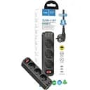 Сетевой фильтр Hoco NS2 черный