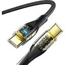 Кабель Essager Interstellar Transparent Design USB Charging Cable Type C to Type C 100W 2 м чорний (EXCTT1-XJA01-P)