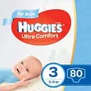 Підгузки для хлопчиків Huggies Ultra Comfort 3 (5-9 кг), 80 шт.