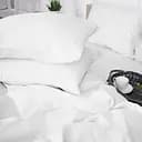 Комплект постільної білизни MirSon Сатин 00-0000 Snow White 143х210 см (2200009415722)