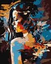 Набір для розпису по номерах. "Дівчина-загадка" 40х50см КНО7303