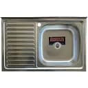 Кухонная мойка Рlatinum 8050 R из нержавеющей стали 0.5 мм прямоугольная 80x50 см сатин (SP000009579)