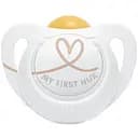 Пустышка латексная Nuk Star, ортодонтическая, 0-6 мес, 1 шт. (3952454)