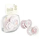 Пустышка силиконовая Lovi Praud&Joy, симметрическая, 3-6 мес., 2 шт. (22/845girl)