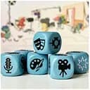 Аксесуар Lord of Boards Набір металевих кубів до гри Камера! Мотор! 6 шт. (LOB2209UA_dice)