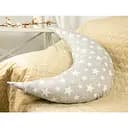 Подушка декоративная Руно Луна фигурная 45х30 см серая (312.52_Луна_Star)