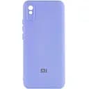 Чохол Lakshmi Silicone Cover Full Camera (AAA) with Logo для Xiaomi Redmi 9A Бузковий / Dasheen