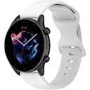 Ремінець для Amazfit BipBip LiteBip SBip UBip 3Bip 3 Pro - білий ширина кріплення 20мм силікон Watchbands Eight (W40-8WB51714140)