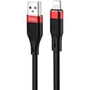 Кабель Hoco U72 Forest Silicone charging cable for Lightning Чорний
