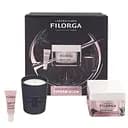 Новорічний набір Filorga Oxygen-Glow: крем для обличчя Super-Perfecting Radiance Cream 50 мл + крем для контуру очей Oxygen-Glow Eyes 4 мл + свічка