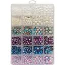 Набір для творчості Bambi Бісер намистини, гумка, пластикова коробка 1199-84  