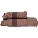 Набор махровых полотенец LeLit для ванной 50x90 см, 70x140 см кофейный (le2000000267777)